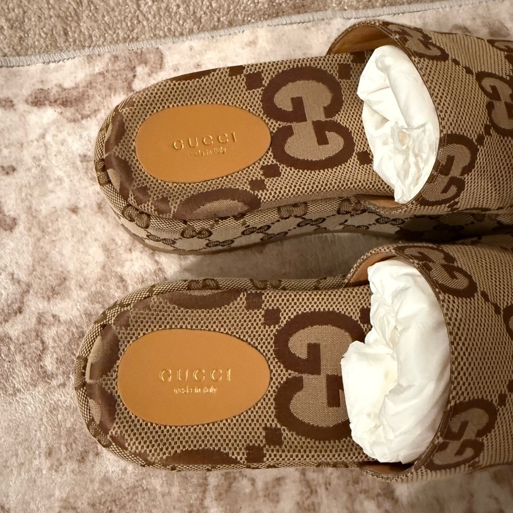 Gucci Platform Slides - Picture 2 of 4
